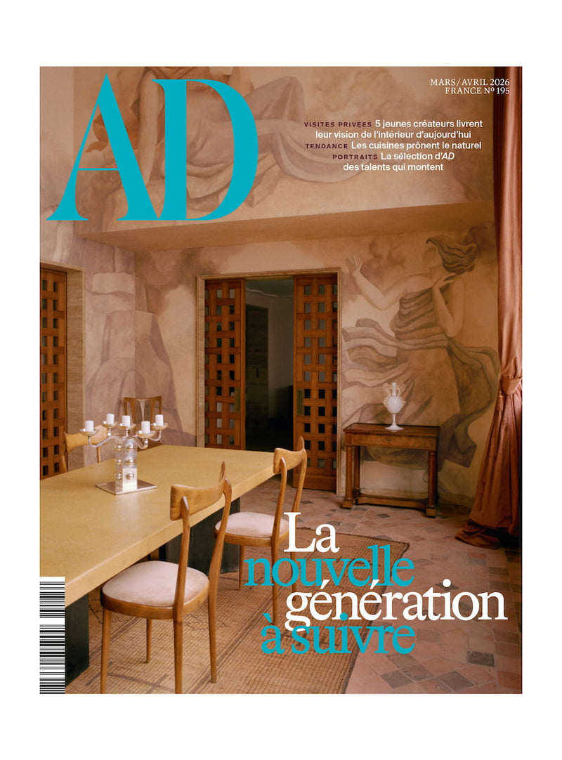 AD France magazine cover featuring Tala Fustok Studio, April 2026