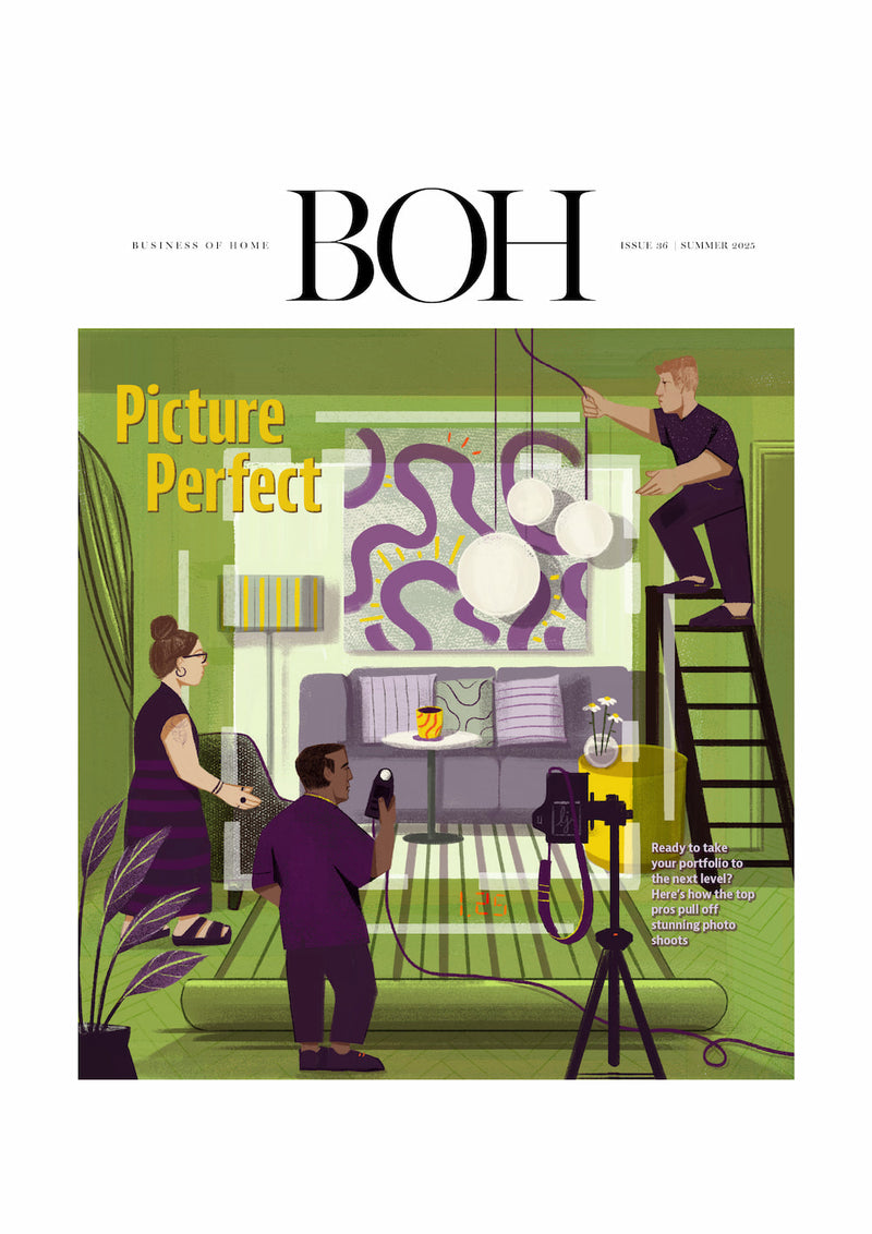 Business of Home feature cover featuring Tala Fustok Studio, July 2025