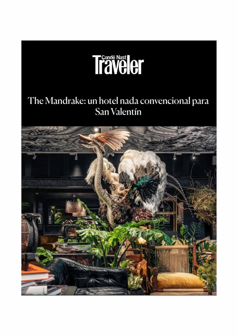 Condé Nast Traveler Spain magazine cover featuring Tala Fustok Studio, February 2024