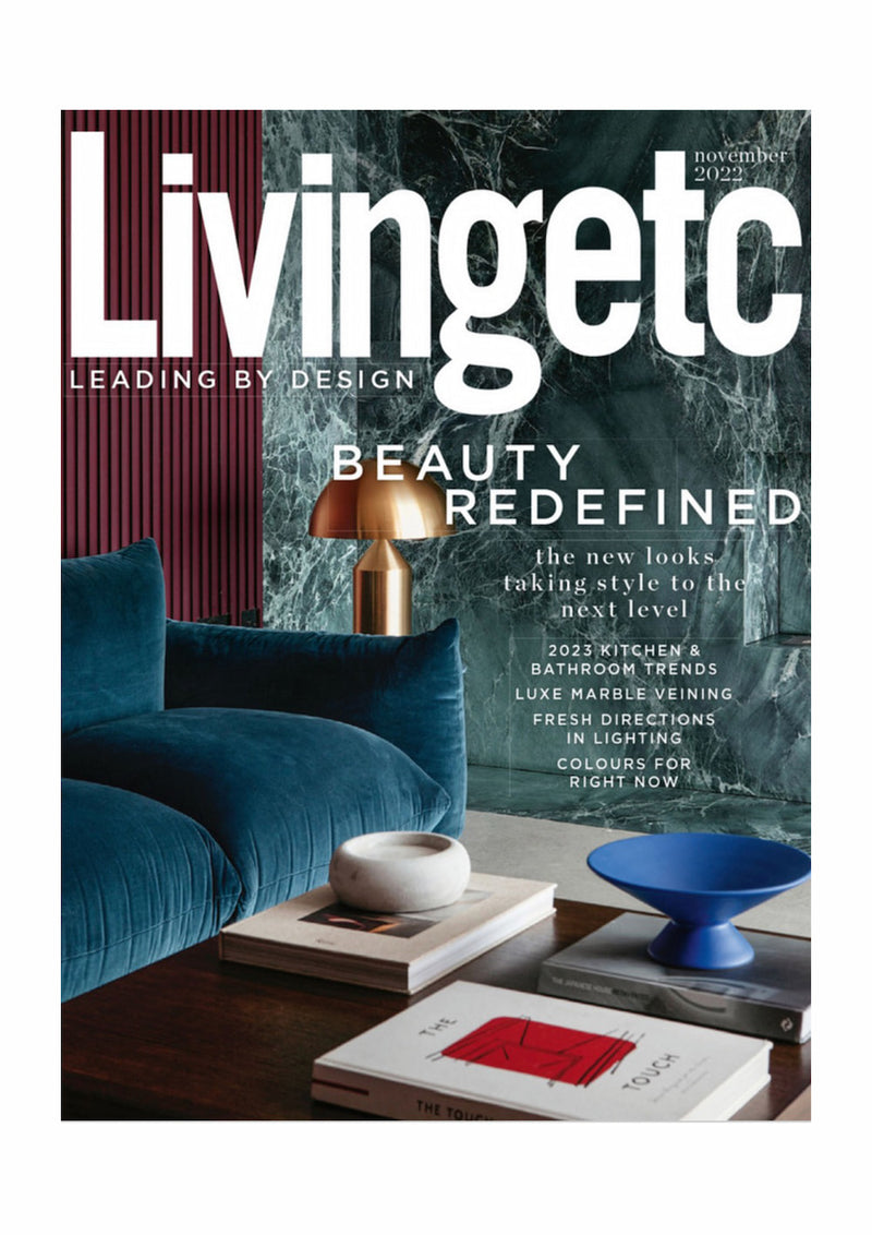 Livingetc magazine cover featuring Tala Fustok Studio, November 2022