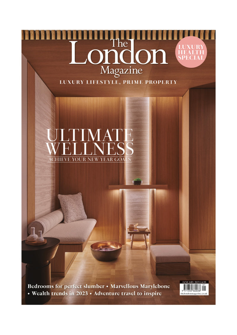 The London Magazine cover featuring Tala Fustok Studio, January 2023