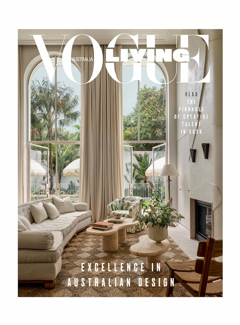 Vogue Living magazine cover featuring Tala Fustok Studio, March 2026